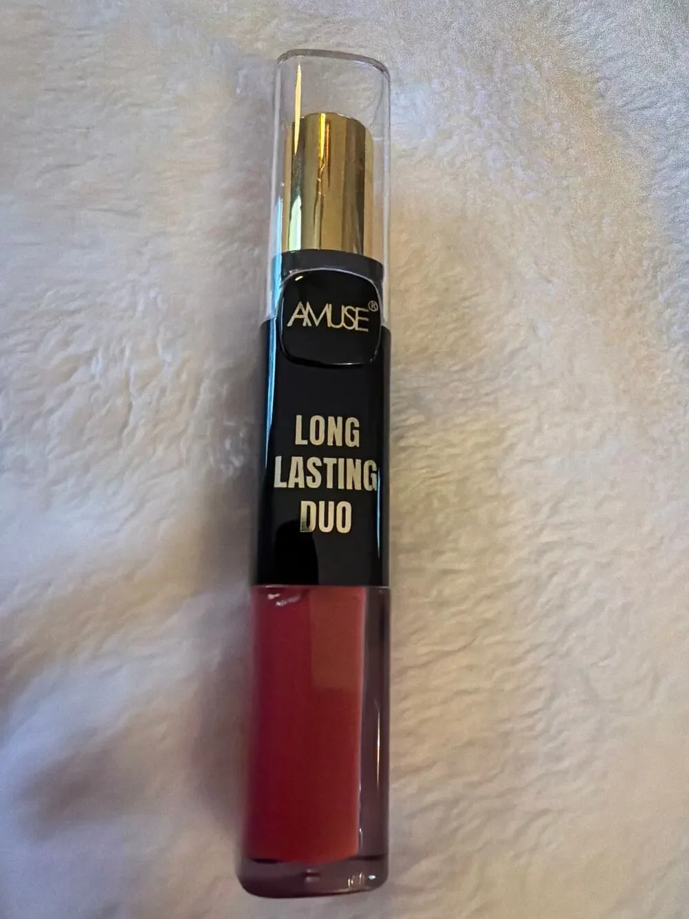 AMUSE Long Lasting Duo No. 7 Coral Nude Liquid Matte Lipstick 8g
